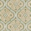 green traditional linen fabric from Linwood Fabrics