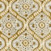 yellow traditional linen fabric from Linwood Fabrics