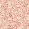 pink traditional linen fabric from Linwood Fabrics
