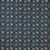 blue botanical cotton fabric from iLiv