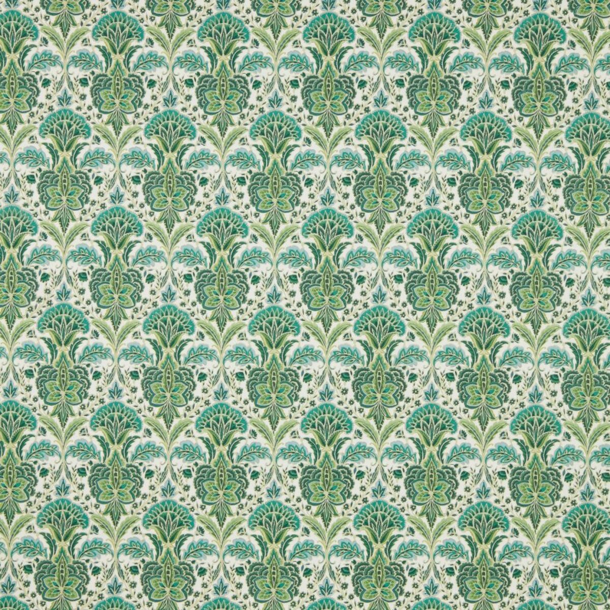 green botanical cotton fabric from iLiv