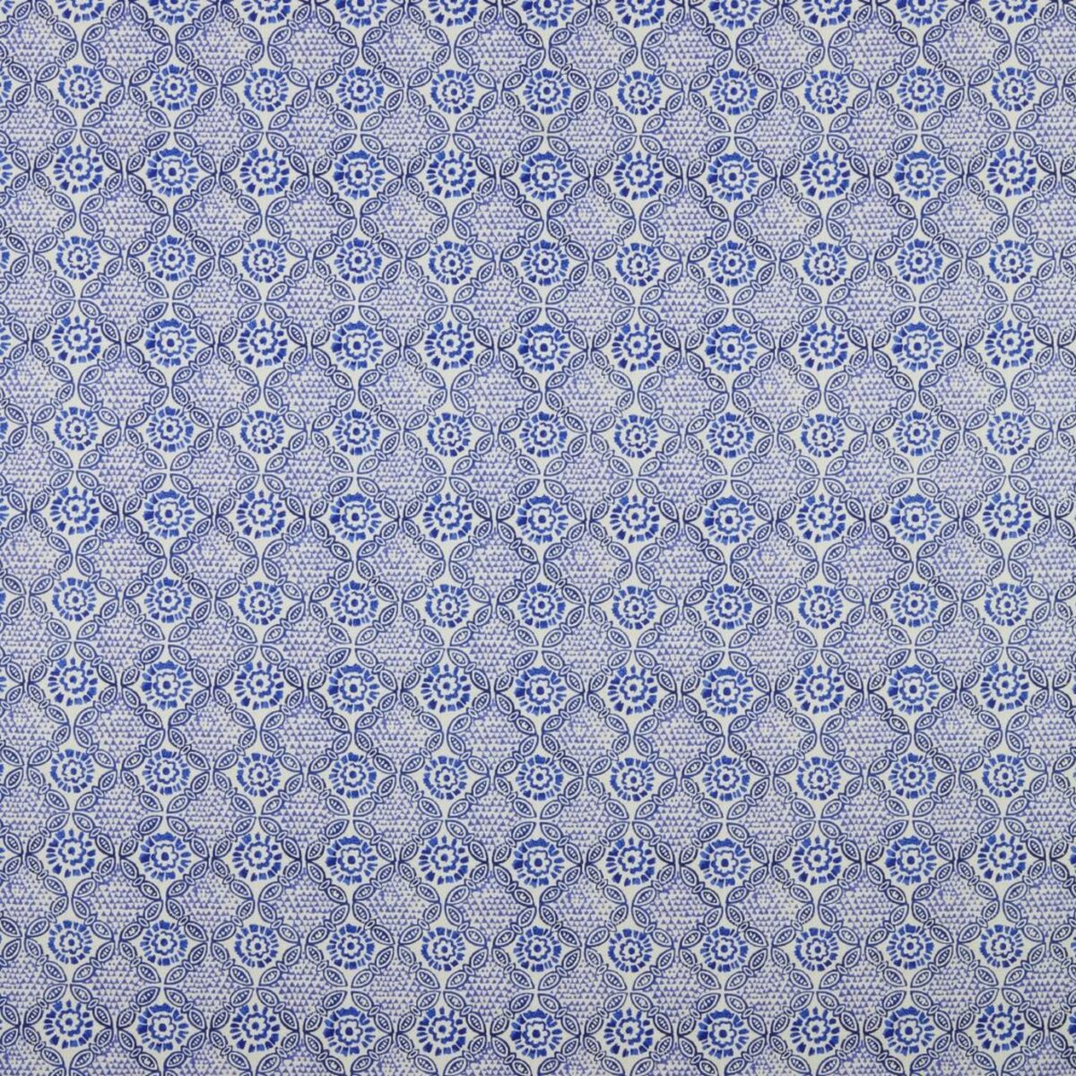 Stardust Fabric - Batik by blue botanical cotton fabric from iLiv
