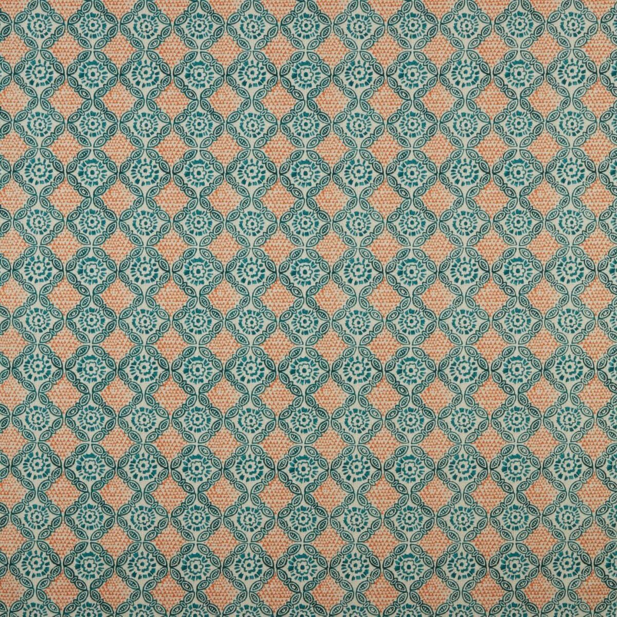 Stardust Fabric - Seafoam by green botanical cotton fabric from iLiv