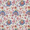 red botanical cotton fabric from iLiv