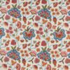 red botanical cotton fabric from iLiv