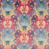pink botanical velvet-chenille fabric from iLiv
