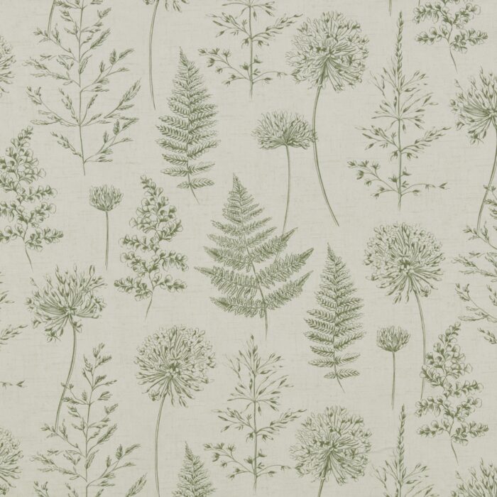 Chervil Fabric - Fern swatch