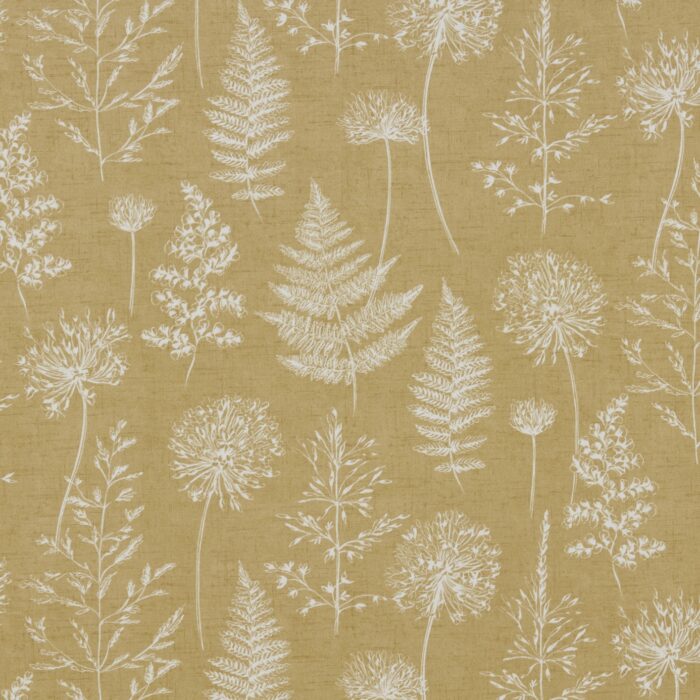 Chervil Fabric - Mustard swatch