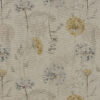 black-grey botanical cotton fabric from iLiv