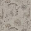 black-grey botanical cotton fabric from iLiv