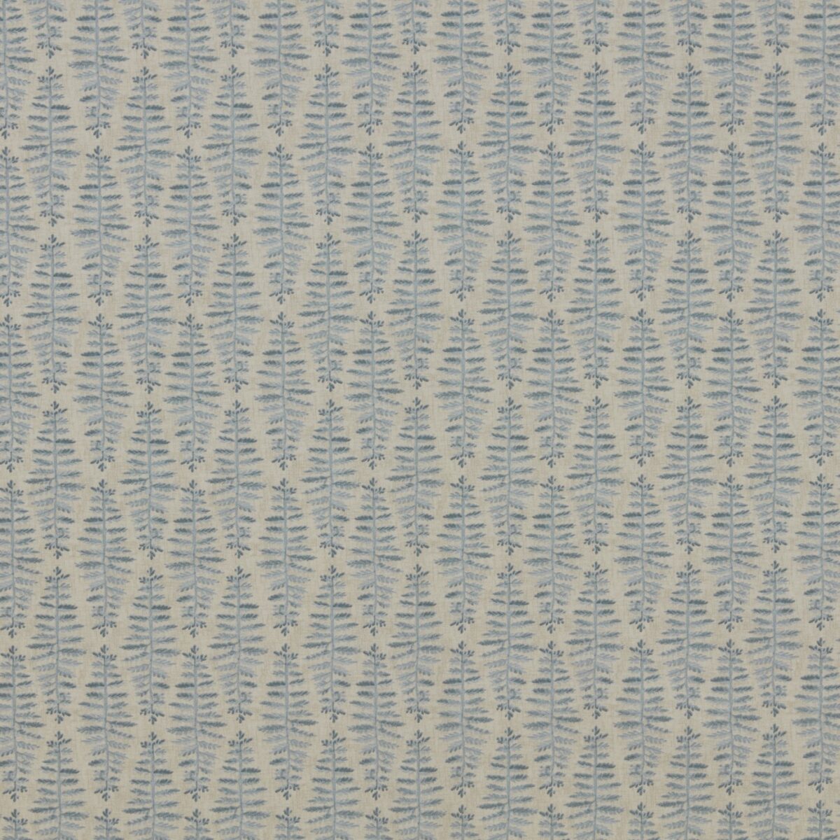 blue botanical cotton fabric from iLiv