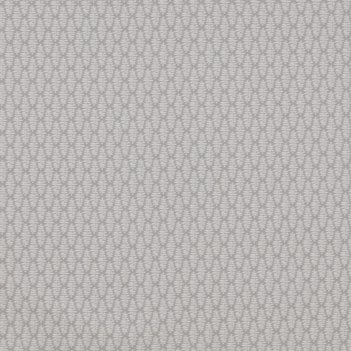 Fia Fabric - Dove by black-grey botanical jacquard fabric from iLiv