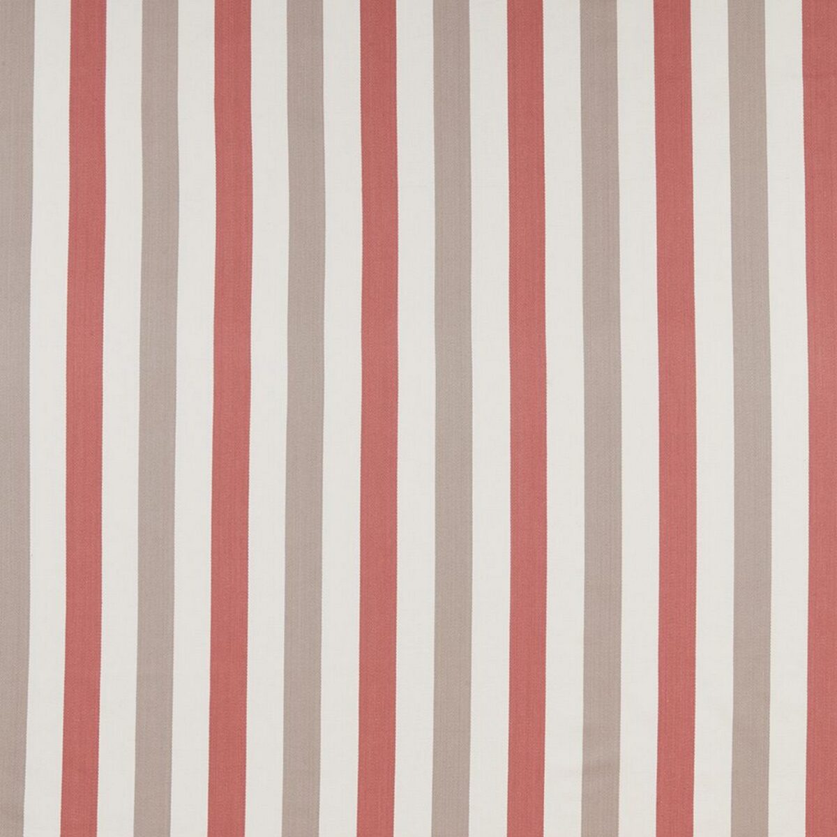 Lowell Fabric - Raspberry by red striped woven fabric from iLiv