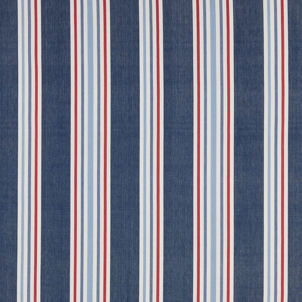 Maine Fabric - Nautical by blue striped woven fabric from iLiv