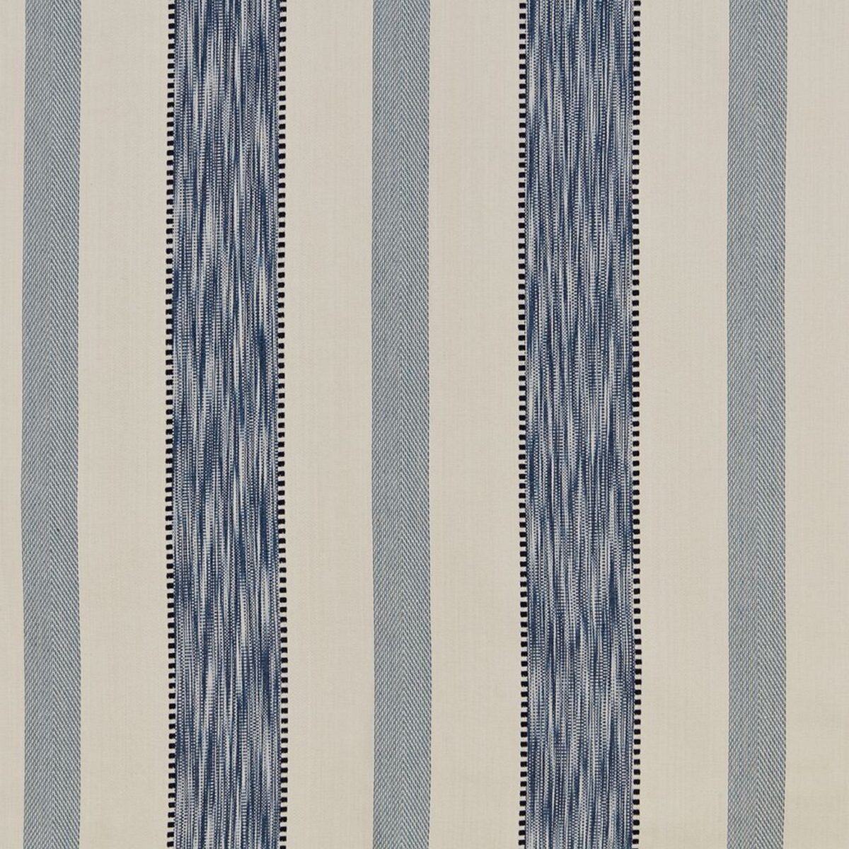 Portland Fabric - Riviera by blue striped woven fabric from iLiv
