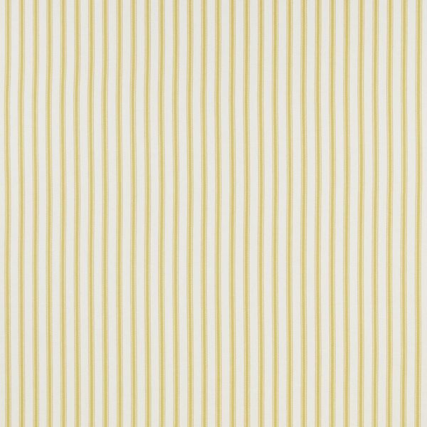 Vermont Fabric - Citrus by yellow striped woven fabric from iLiv