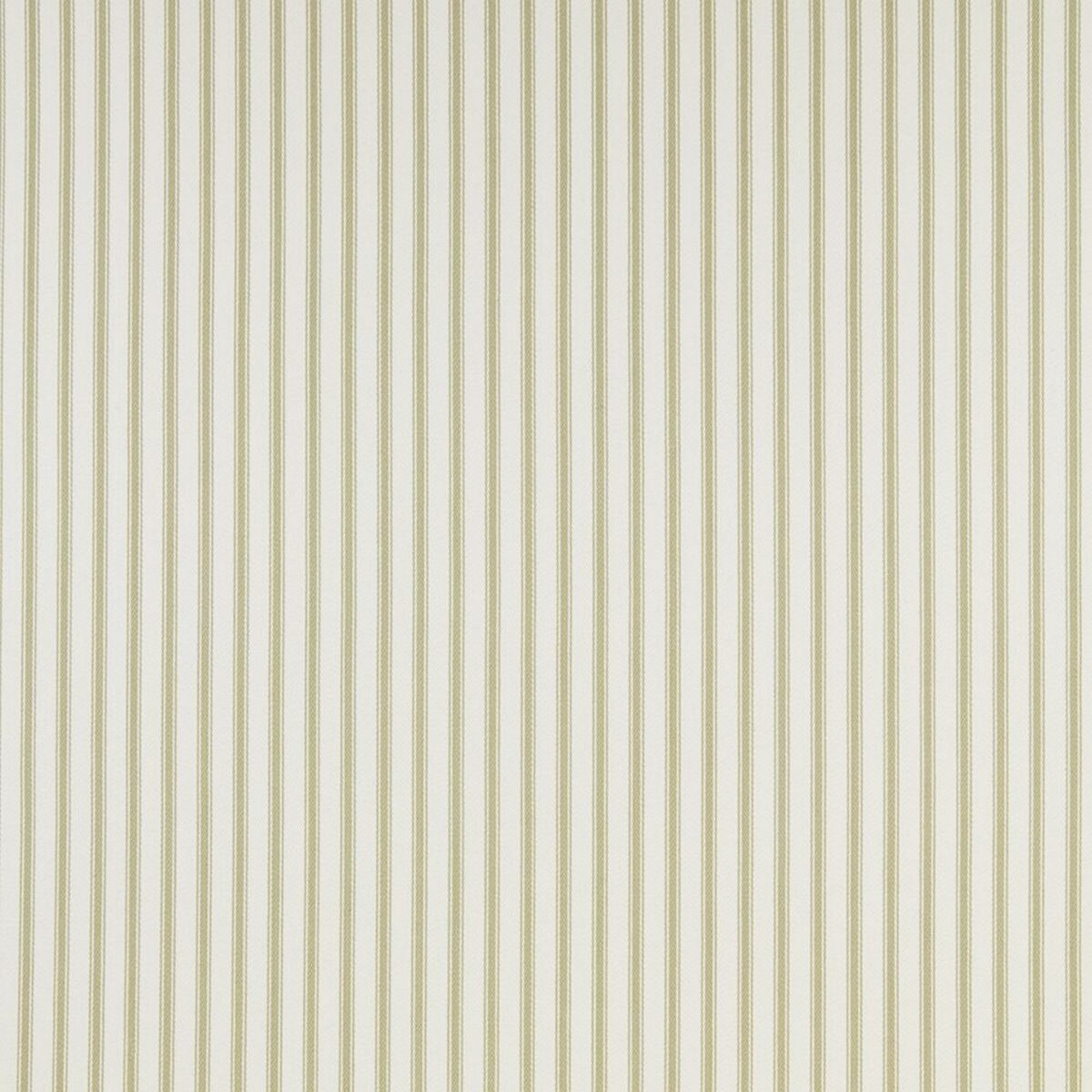 Vermont Fabric - Olive by green striped woven fabric from iLiv
