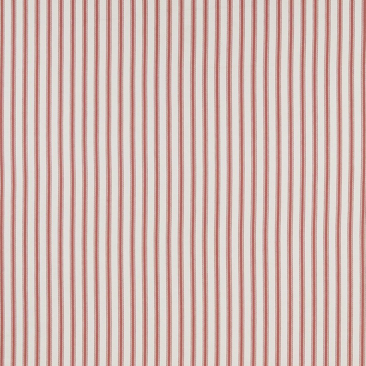 Vermont Fabric - Raspberry by red striped woven fabric from iLiv