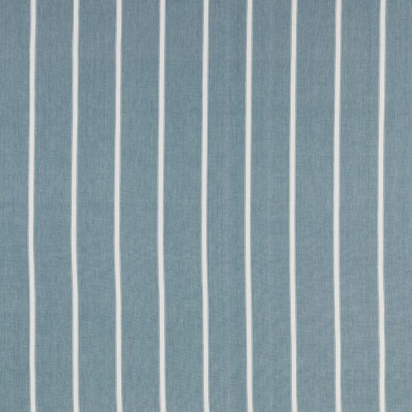 Waterbury Fabric - Kingfisher by blue striped woven fabric from iLiv