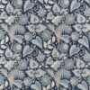 blue botanical jacquard fabric from iLiv