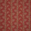 red botanical embroideried fabric from iLiv