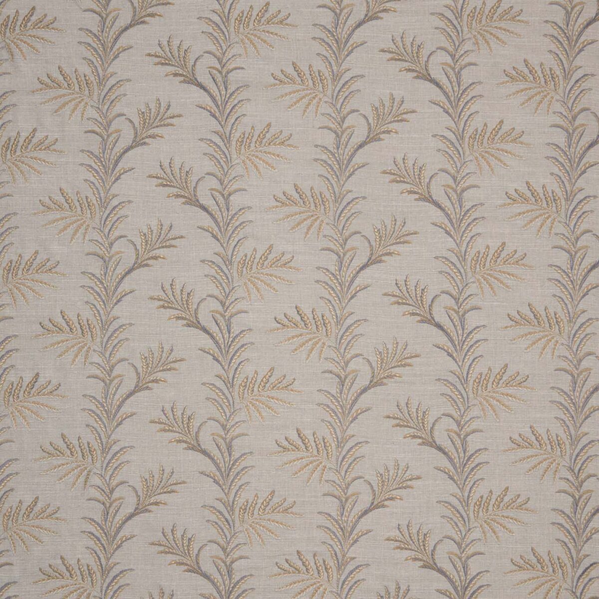 black-grey botanical embroideried fabric from iLiv