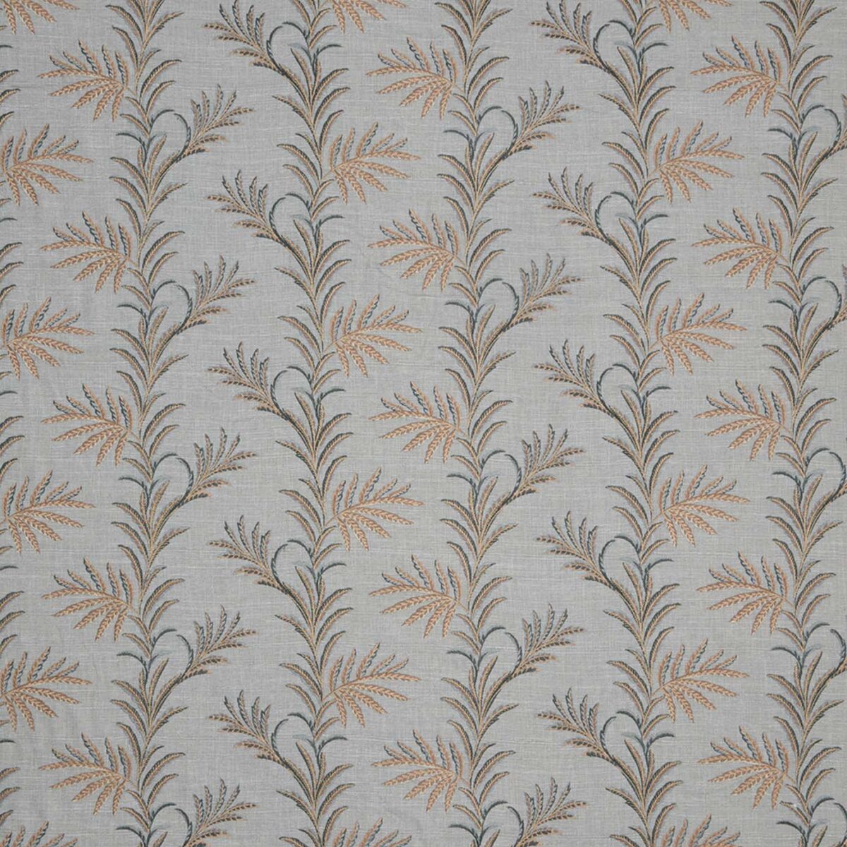 blue botanical embroideried fabric from iLiv