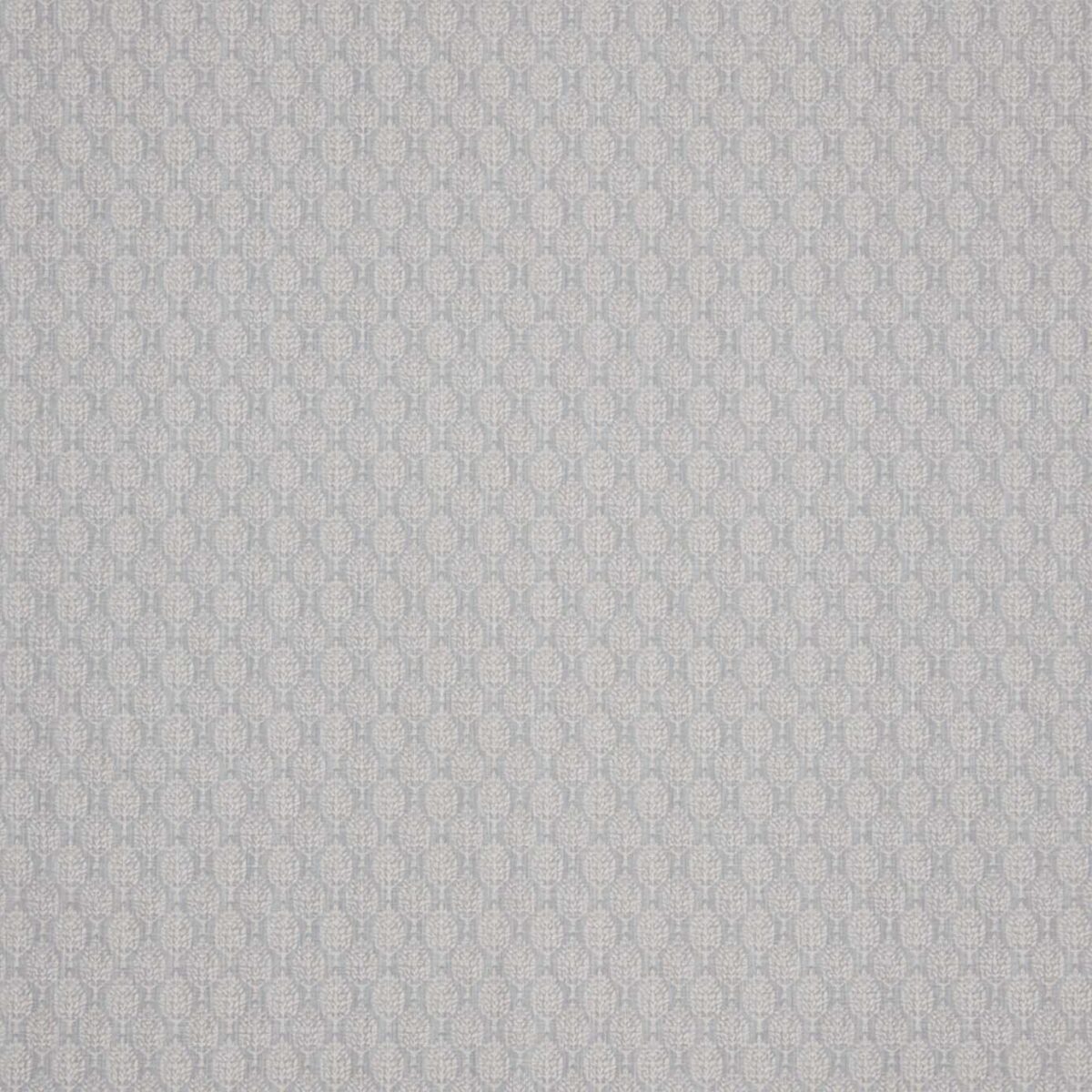 Kemble Fabric - Haze by blue botanical cotton fabric from iLiv