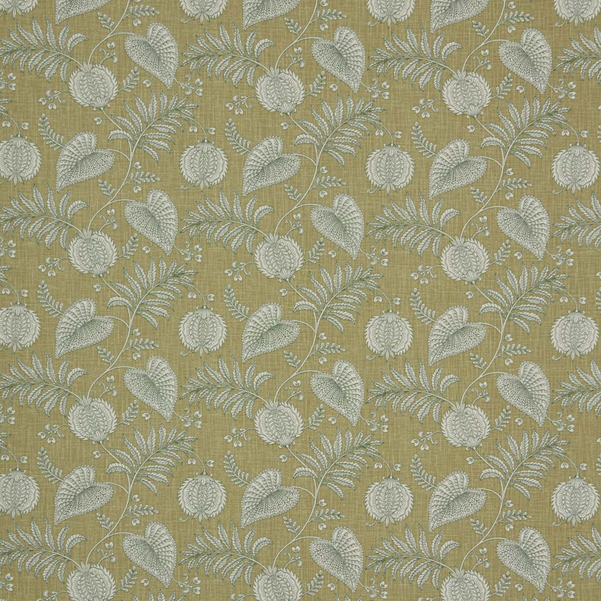 green botanical cotton fabric from iLiv