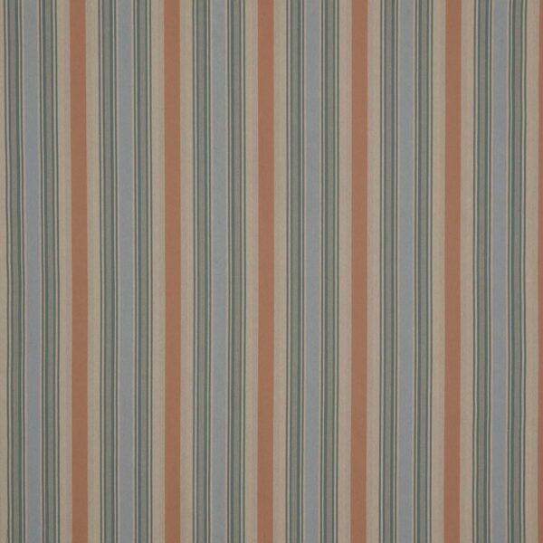 Simta Fabric - Haze by green striped cotton fabric from iLiv
