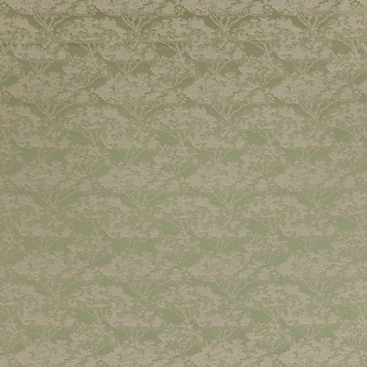 green botanical jacquard fabric from iLiv