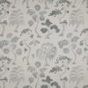 black-grey botanical velvet-chenille fabric from iLiv