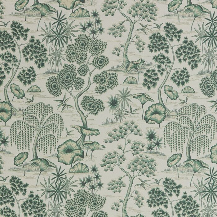 Porcelaine Fabric - Evergreen swatch