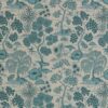 green botanical jacquard fabric from iLiv