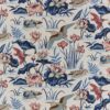 blue animal printed fabric from iLiv