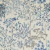 blue botanical embroideried fabric from iLiv