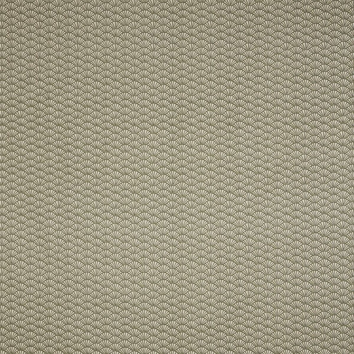 Tatami Fabric - Olive by green contemporary cotton fabric from iLiv