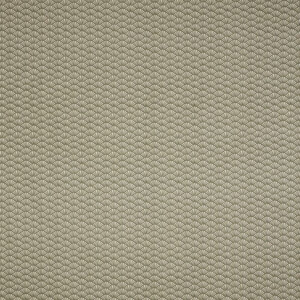 Tatami Fabric - Olive by green contemporary cotton fabric from iLiv