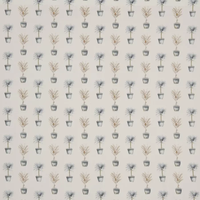 Greenhouse Pots Fabric - Flint swatch