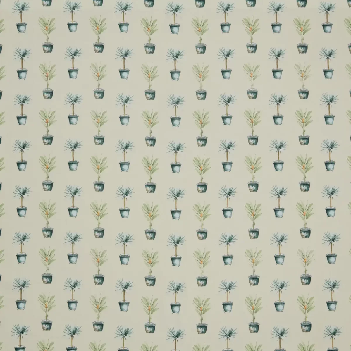 green botanical cotton fabric from iLiv