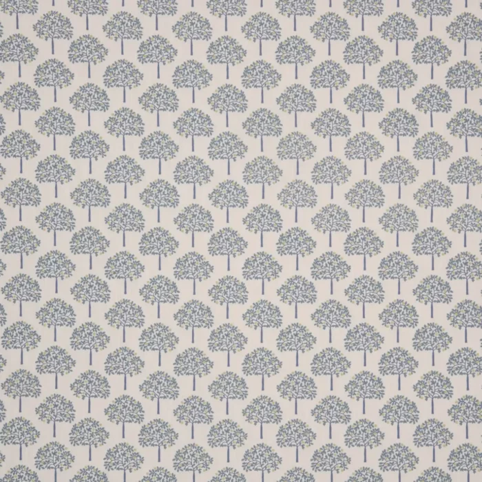 Orange Grove Fabric - Lapis swatch