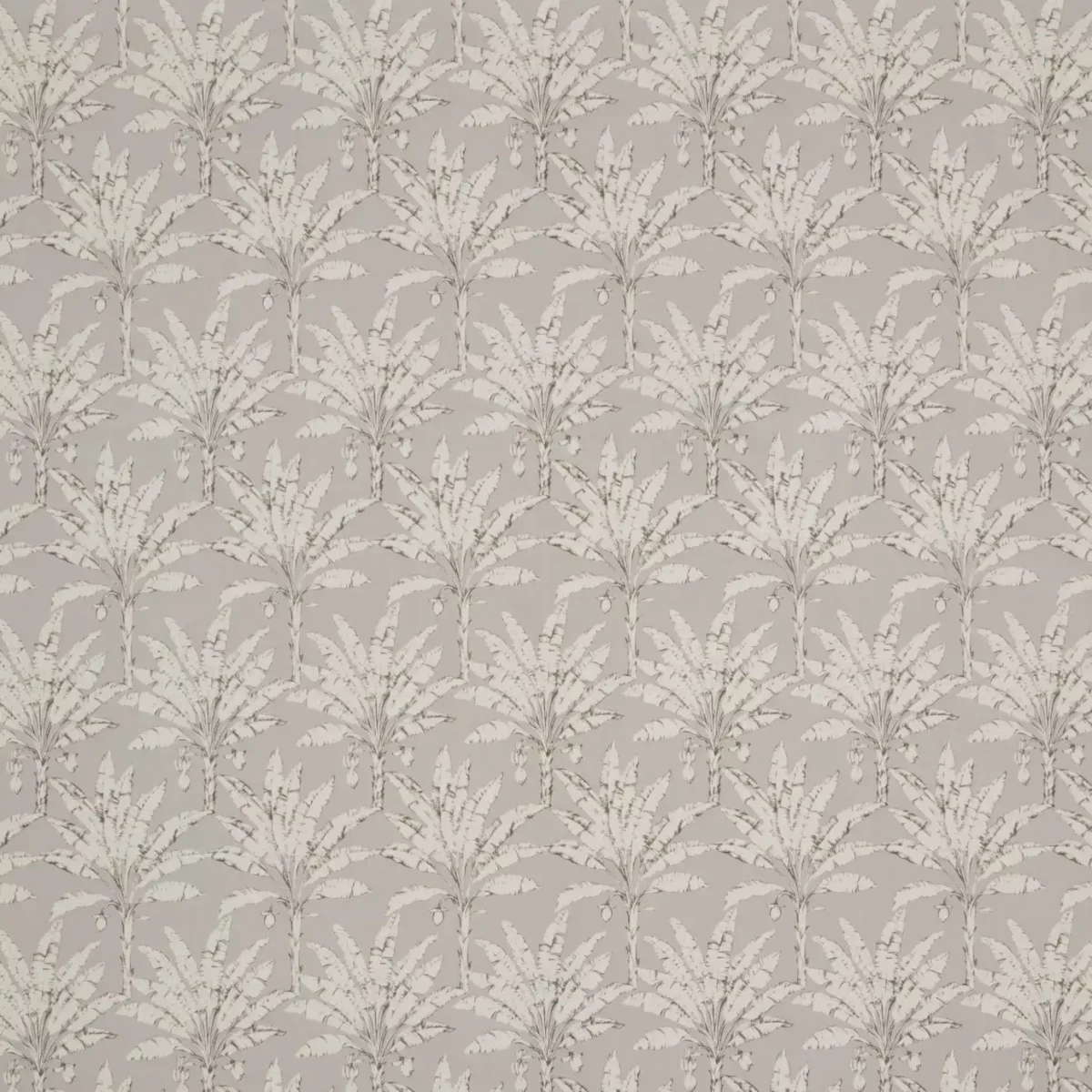black-grey botanical cotton fabric from iLiv