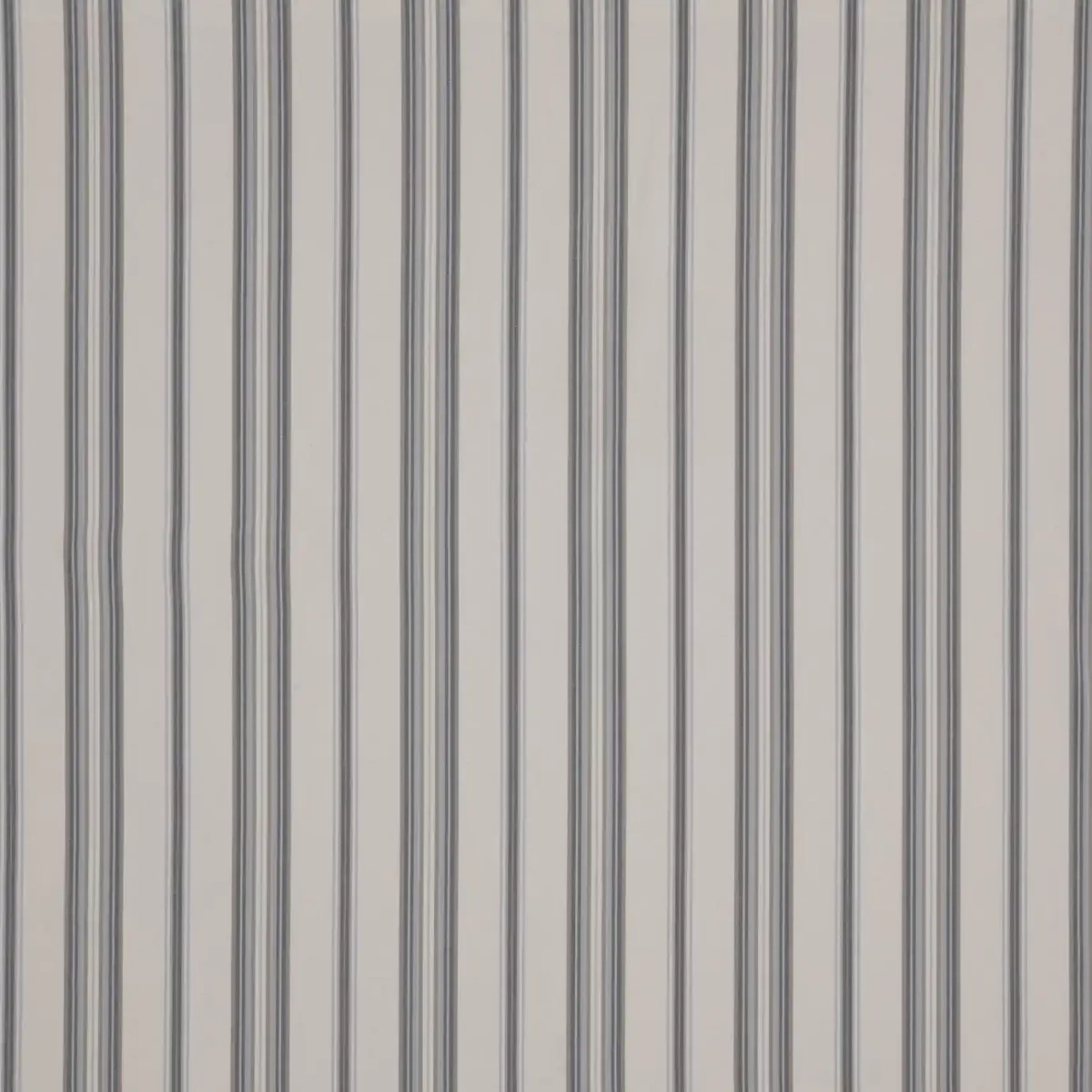 Portico Fabric - Flint by blue striped cotton fabric from iLiv