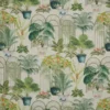 green botanical cotton fabric from iLiv