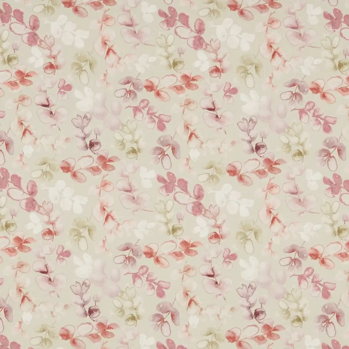 pink botanical printed fabric from iLiv