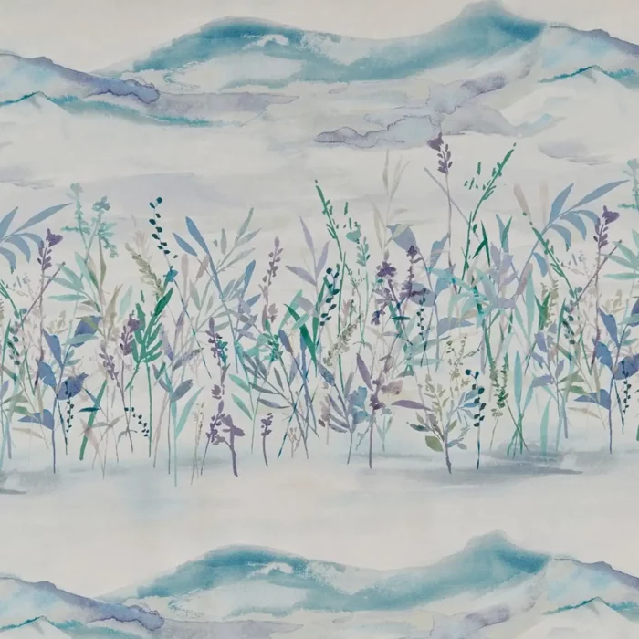 Marshlands Fabric - Cobalt swatch