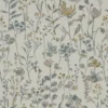 green botanical jacquard fabric from iLiv