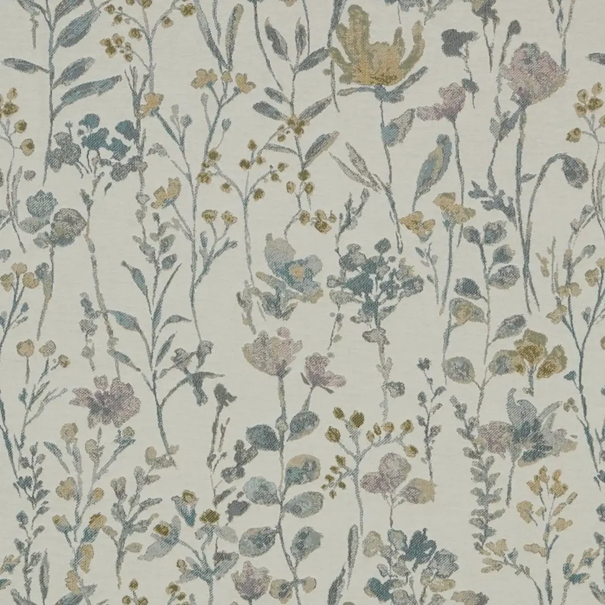 green botanical jacquard fabric from iLiv
