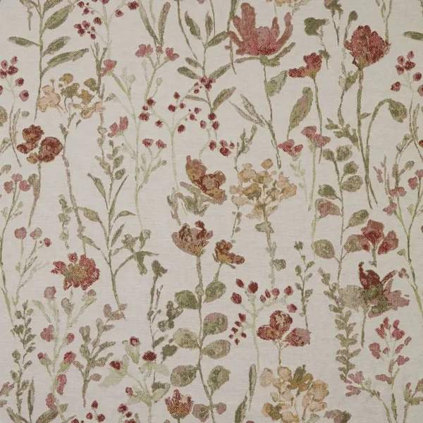 green botanical jacquard fabric from iLiv