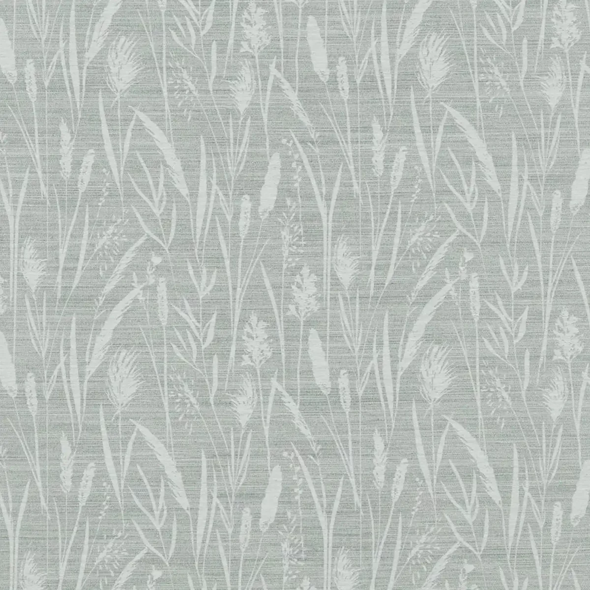 Sea Grasses Fabric - Cornflower by blue botanical jacquard fabric from iLiv